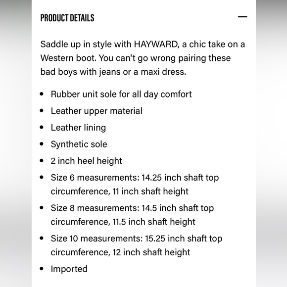 Steve Madden - Hayward Black Leather - Cowboy Boot - Picture 9 of 9